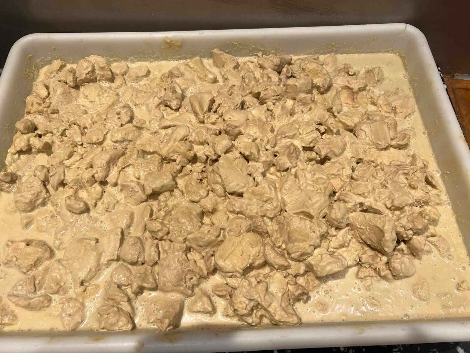 Foie gras maison, cuisson en croûte de sel