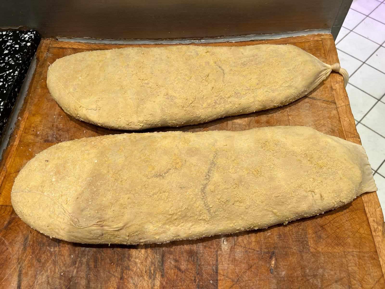 Foie gras maison, cuisson en croûte de sel