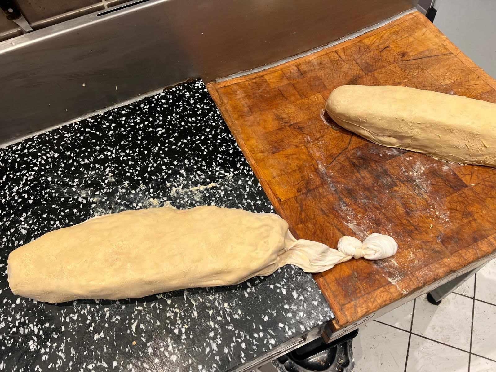 Foie gras maison, cuisson en croûte de sel