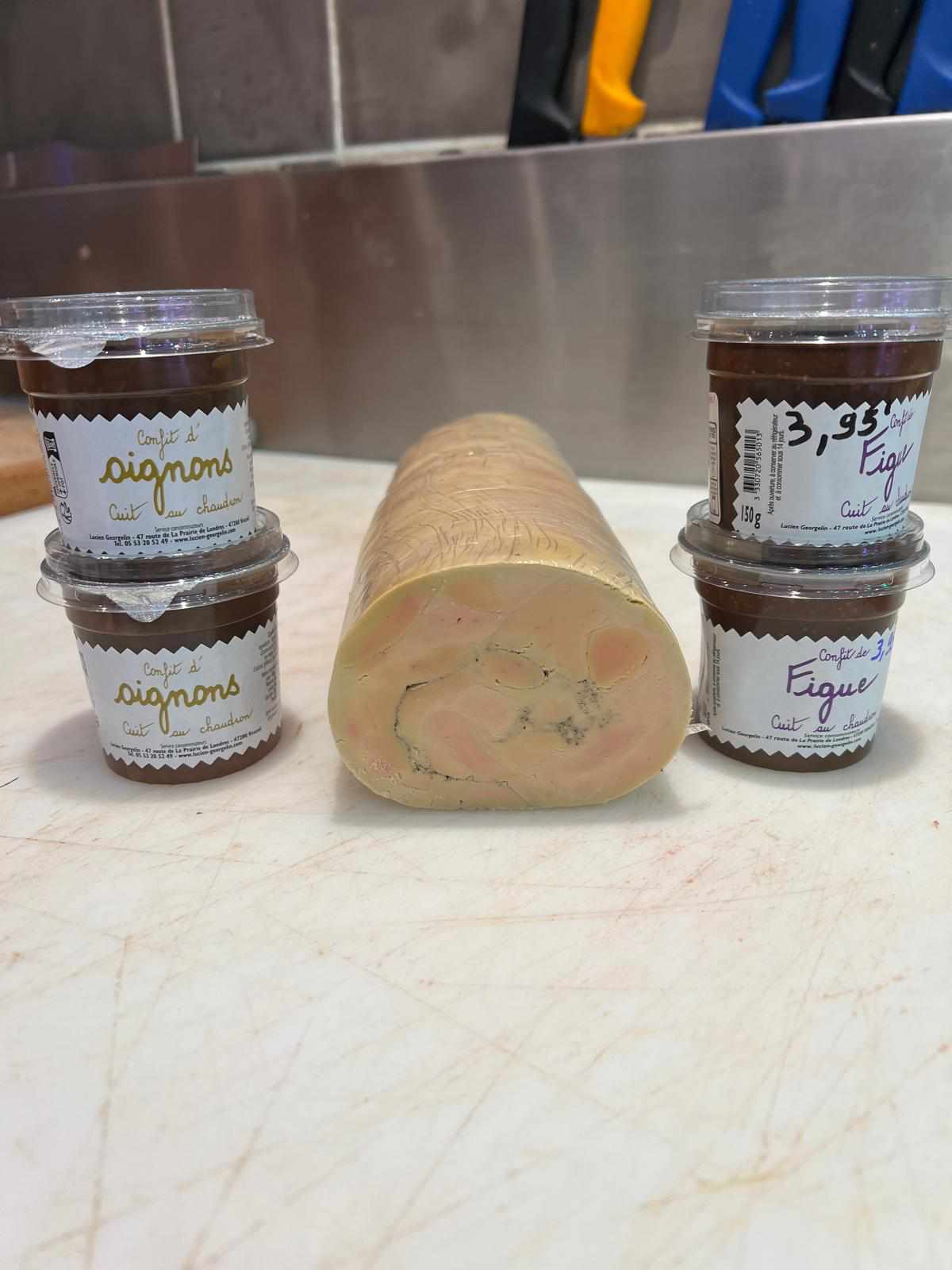 Foie gras maison, cuisson en croûte de sel